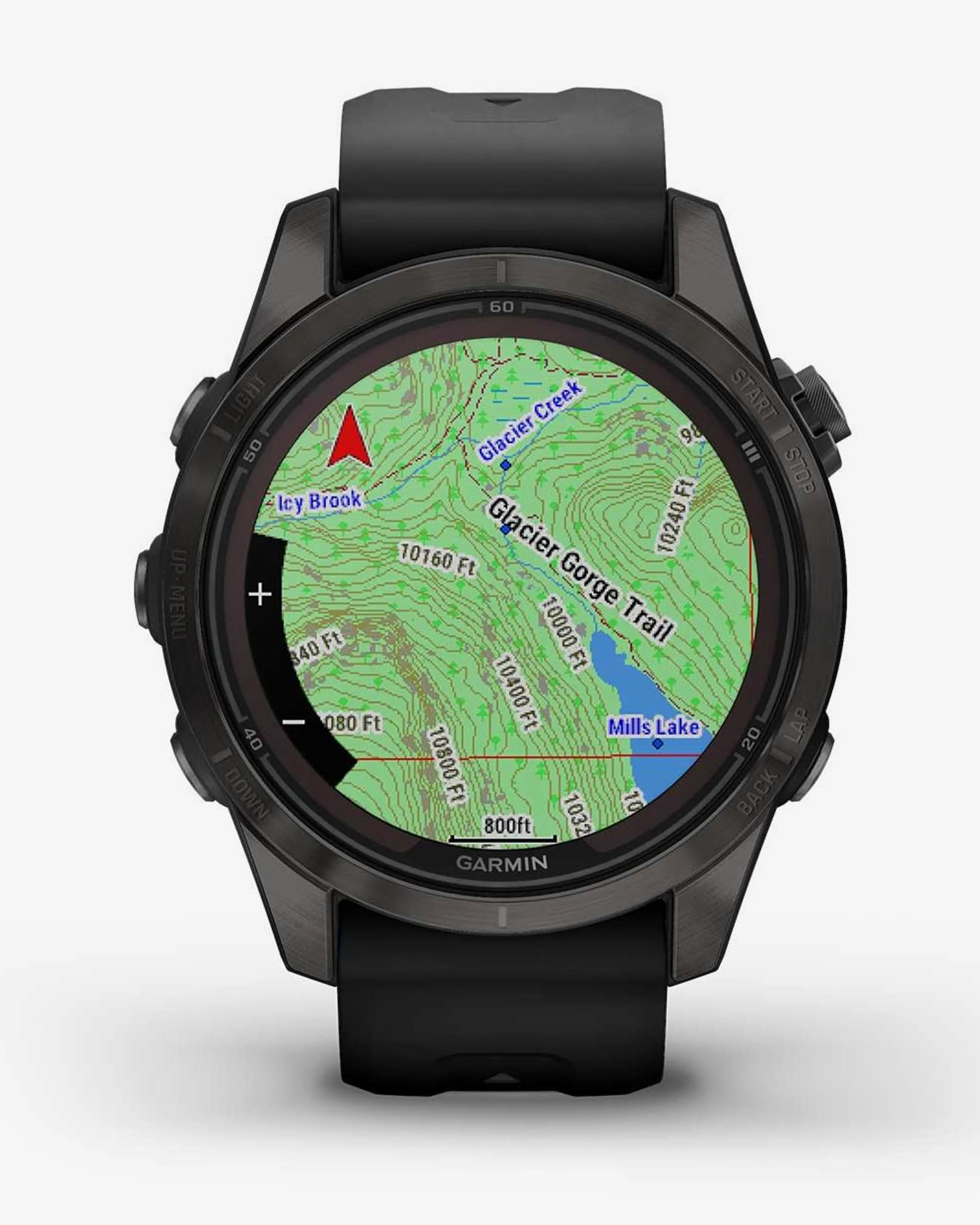 Cinturino Garmin Fenix ​​​​7S Pro Sapphire Solar Titanium Carbon Grey Black