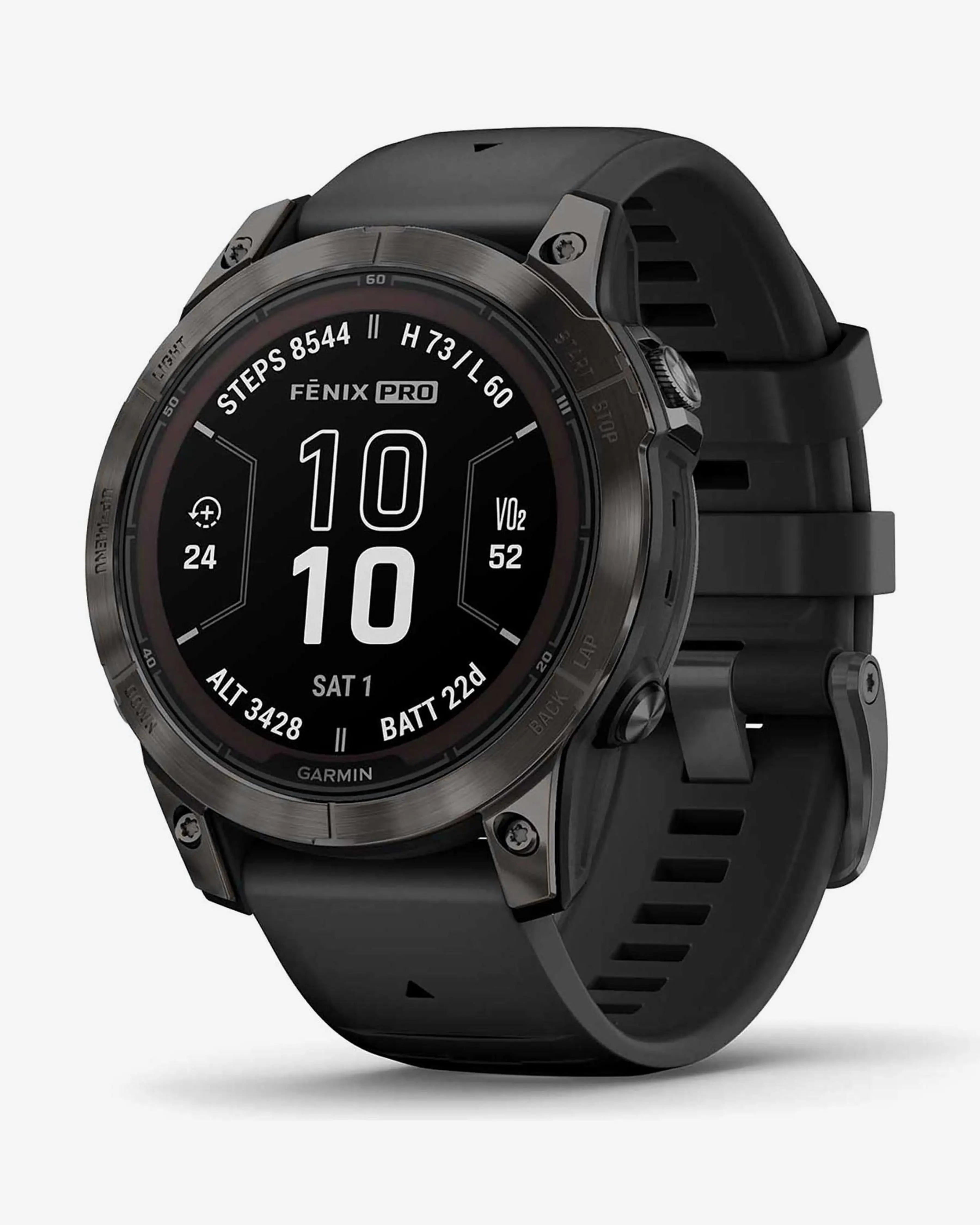 Cinturino Garmin Fenix ​​​​7 Pro Sapphire Solar Titanium Carbon Grey Black